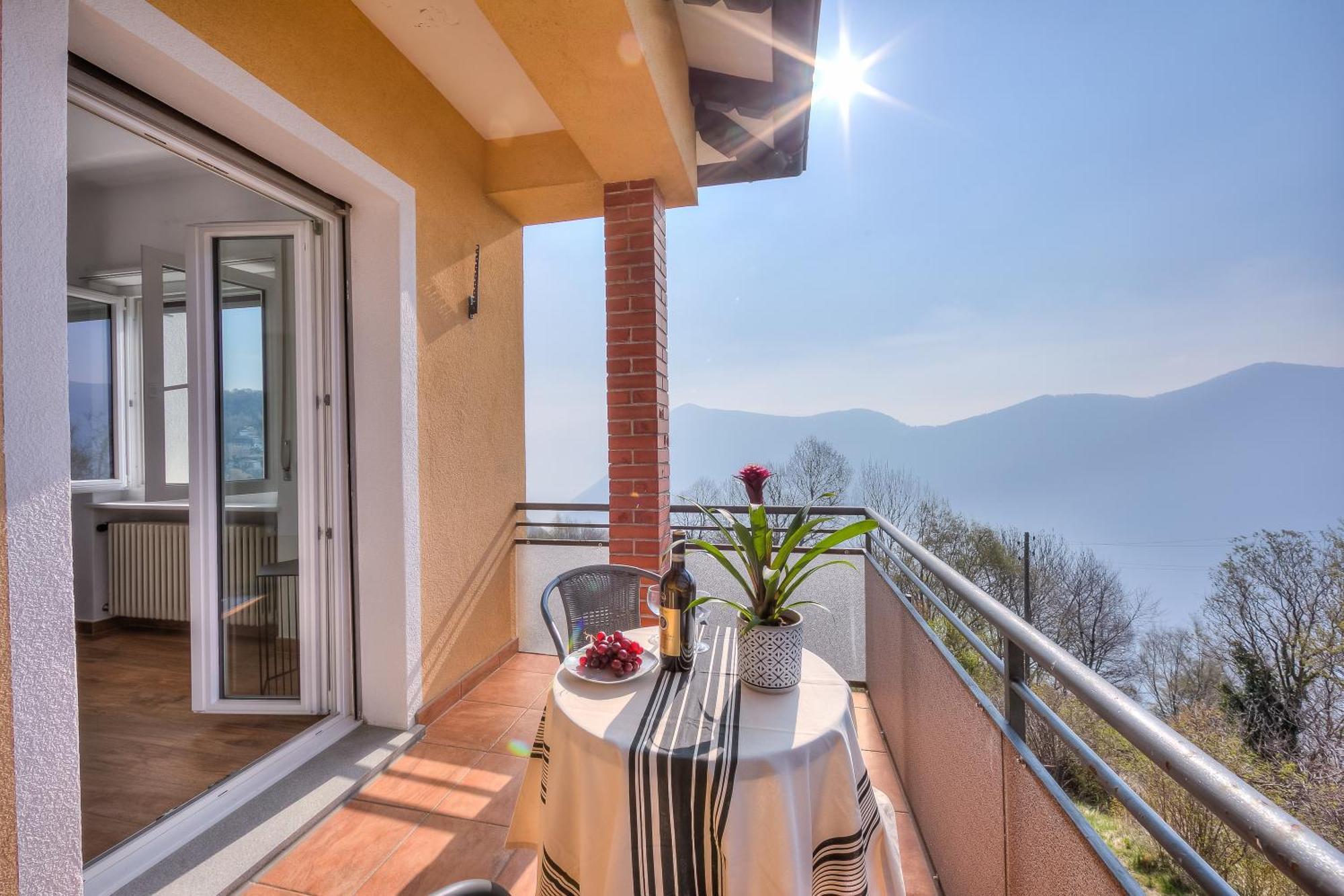 Ca' Gina Panoramica - Monte Bre - Happy Rentals Lugano Luaran gambar